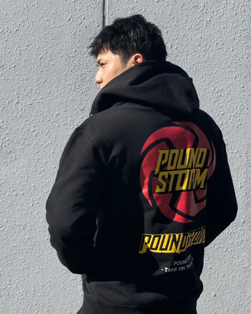 POUNDSTORM パーカー 裏